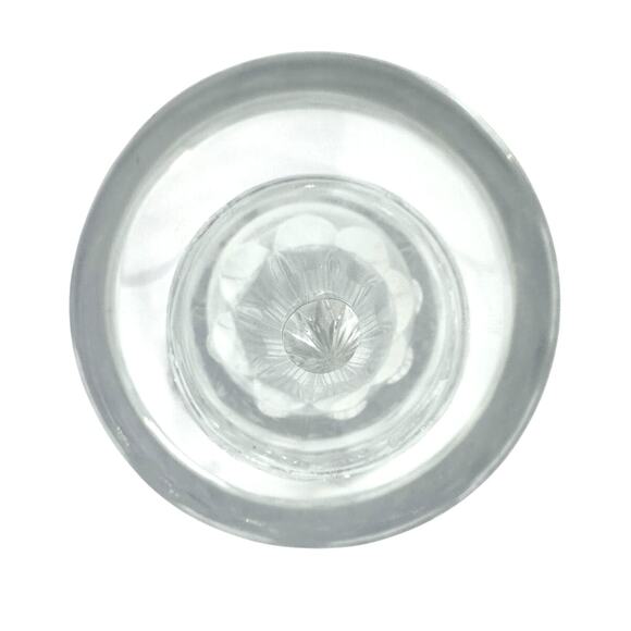 Heavy Clear Lead Crystal Decanter Ground Glass Stopper-Excellent! - Picture 7 of 8